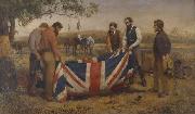 William Strutt The Burial of Burke oil on canvas